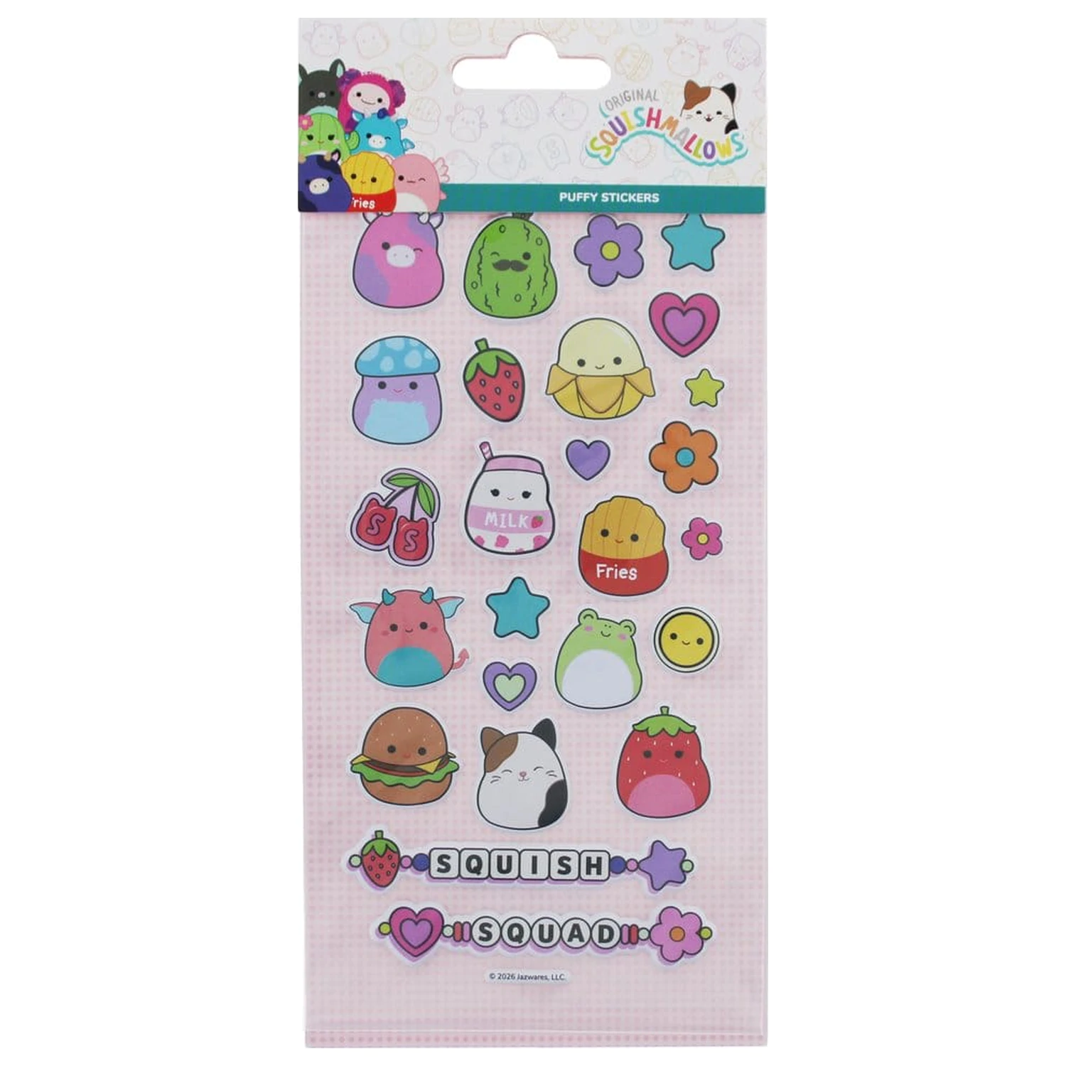Squishmallows Sticker-Set Super Puffy Produktfoto
