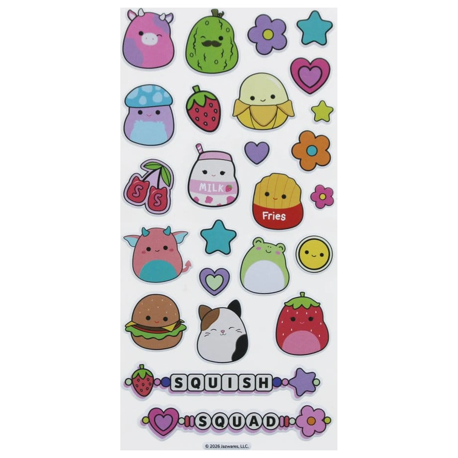 Squishmallows Sticker-Set Super Puffy Produktfoto