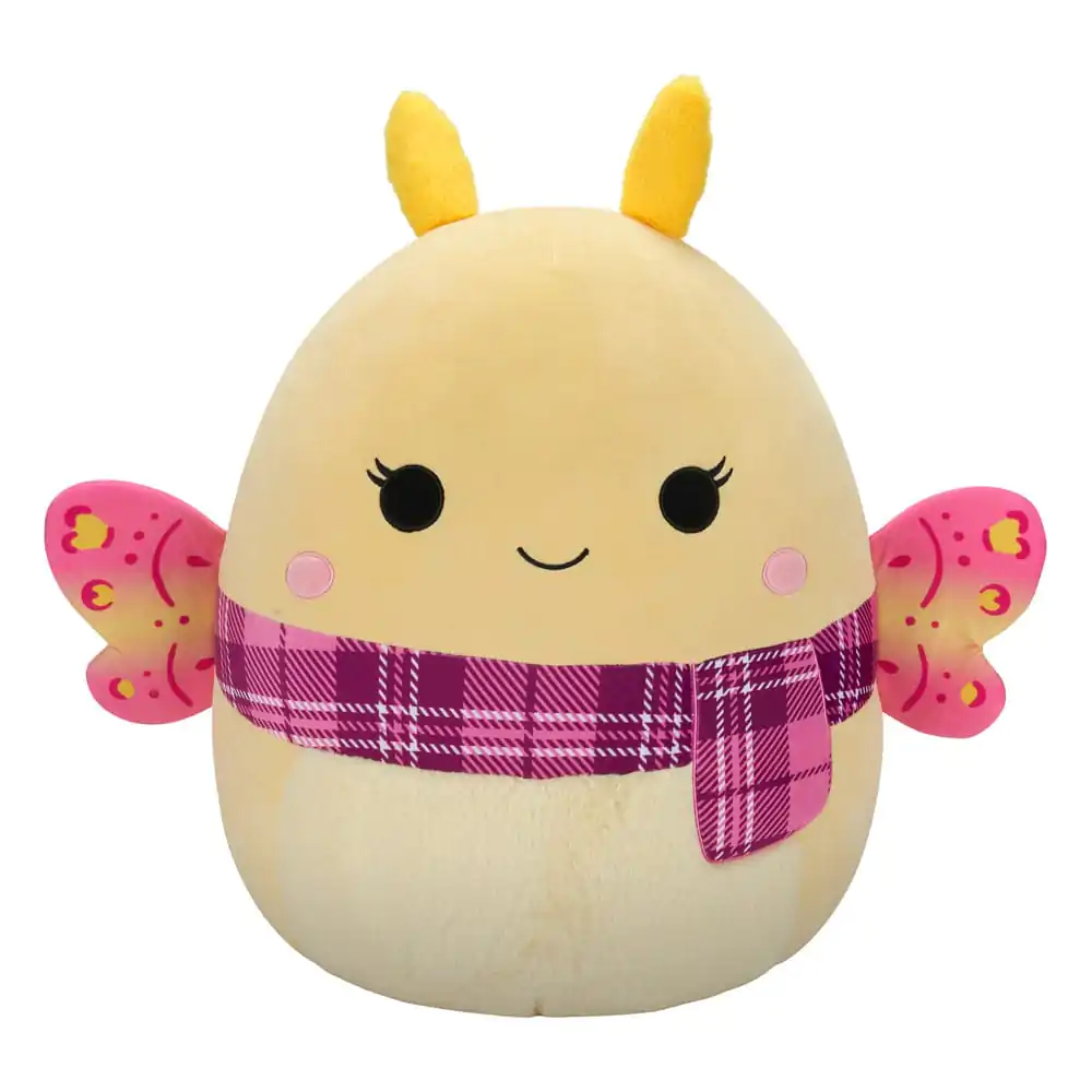 Squishmallows Plüschfigur Yellow Moth with Pink Plaid Scarf Miry 50 cm Produktfoto
