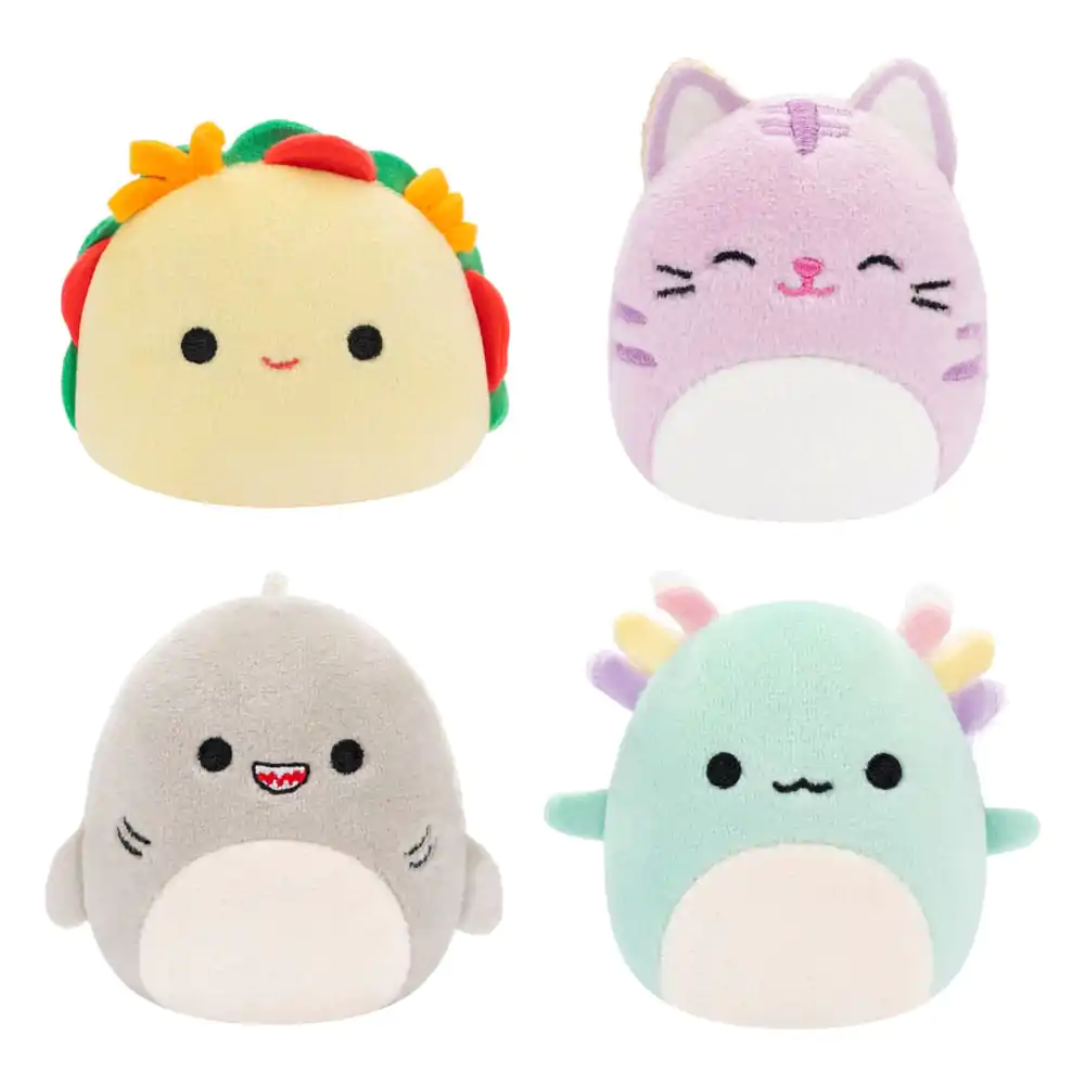 Squishville Mini Squishmallows Plüschfiguren 4er-Pack A 5 cm Produktfoto