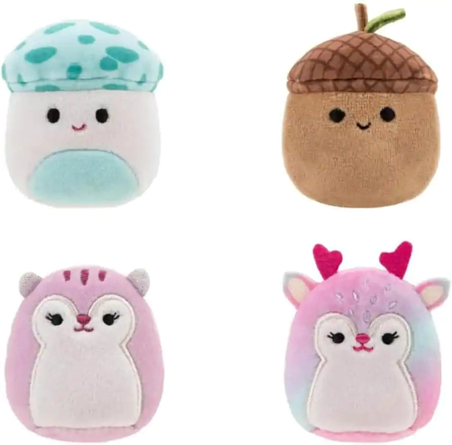 Squishville Mini Squishmallows Plüschfiguren 4er-Pack Herbstfreunde Squad 5 cm Produktfoto