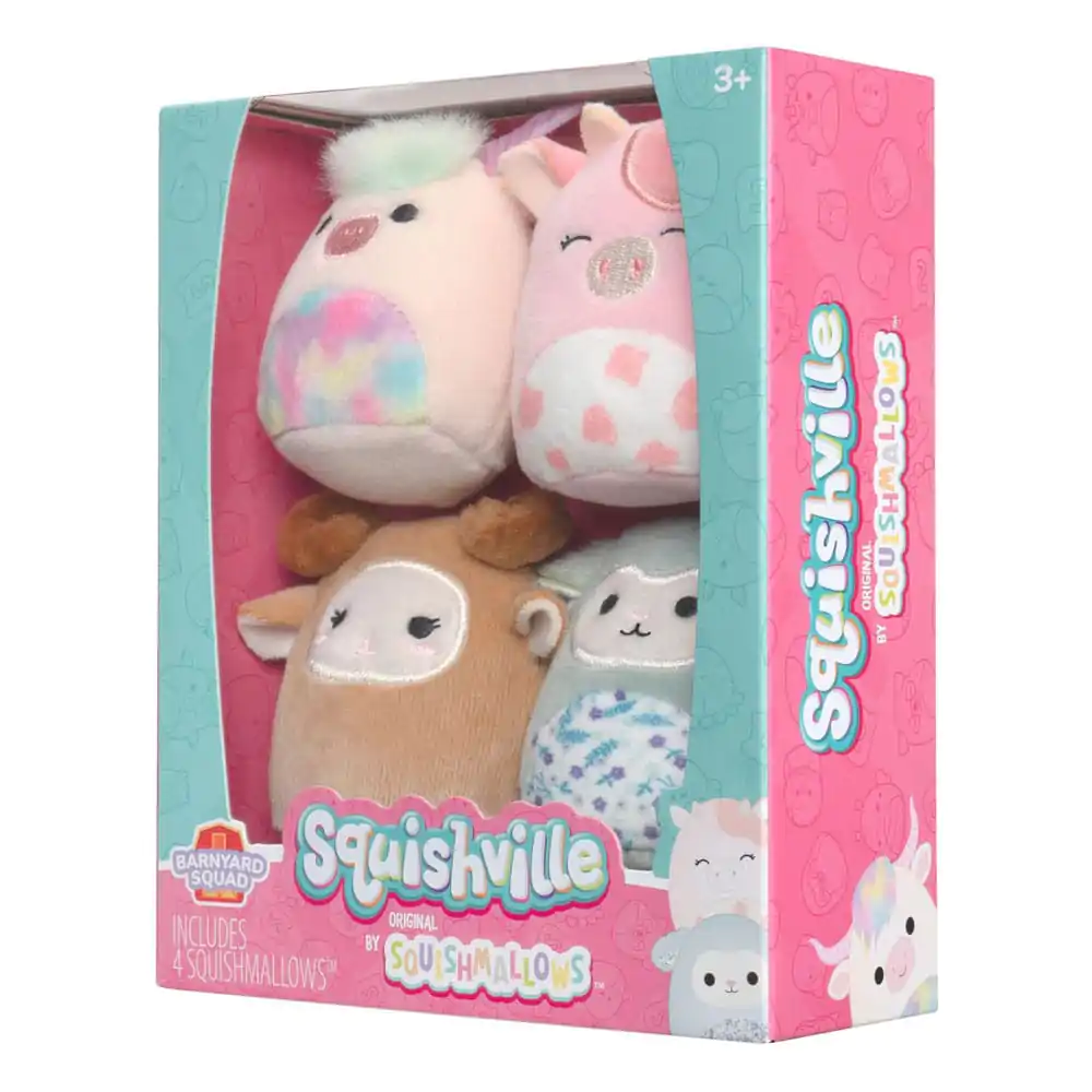 Squishville Mini Squishmallows Plüschfiguren 4er-Pack Barnyard Squad 5 cm termékfotó