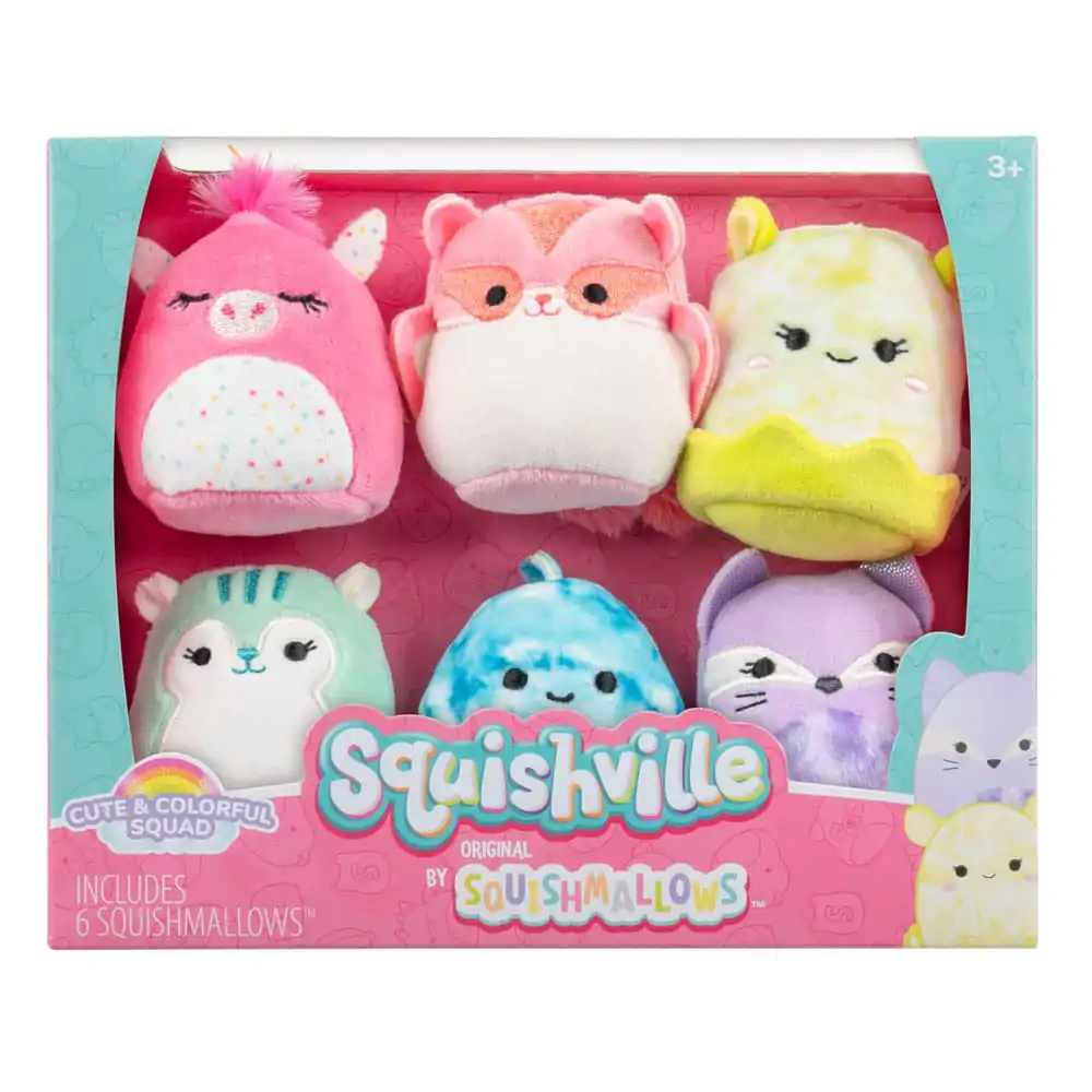 Squishville Mini Squishmallows Plüschfiguren 6er-Pack Cute & Colorful Squad 5 cm termékfotó