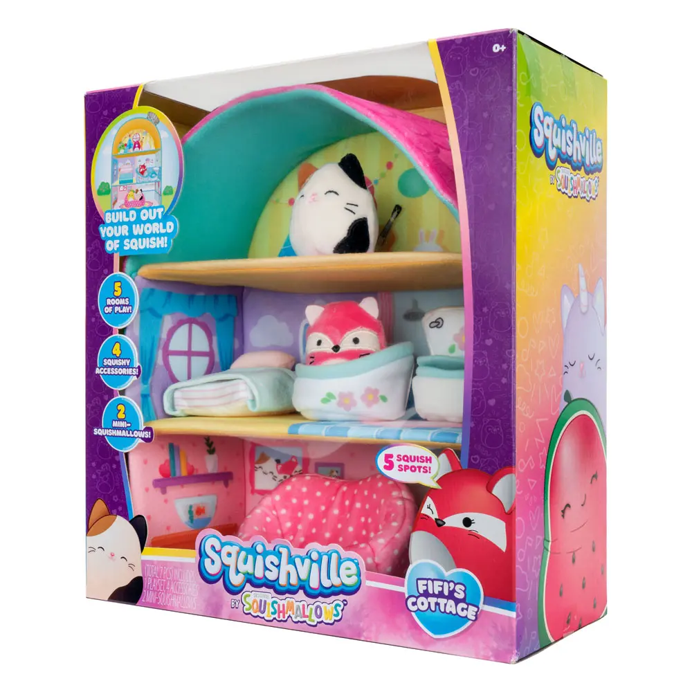 Squishville Mini Squishmallows Spielset Fifi's Cottage 5 cm Produktfoto