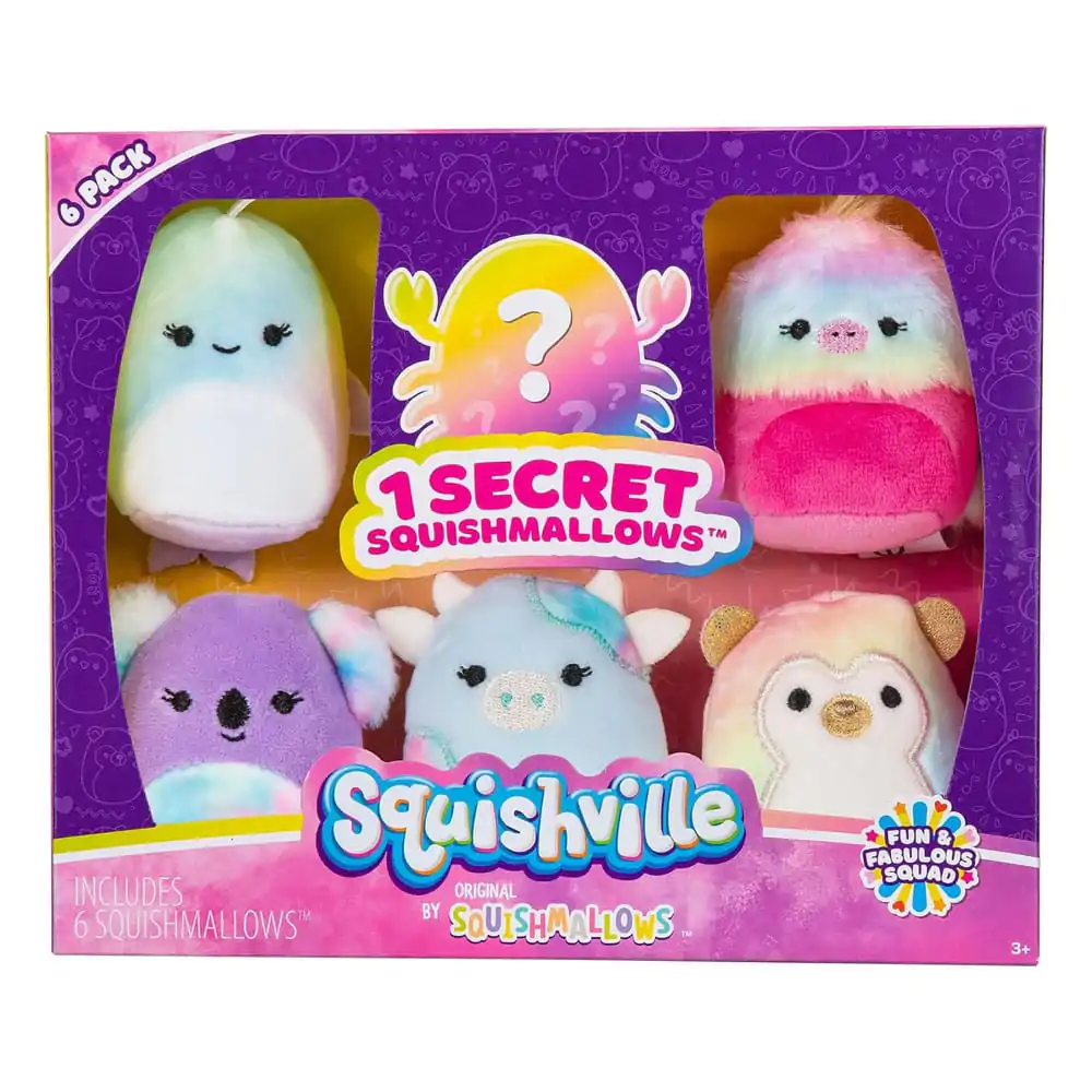 Squishville Mini Squishmallows Plüschfiguren 6er-Pack Fun & Fabulous Squad 5 cm termékfotó
