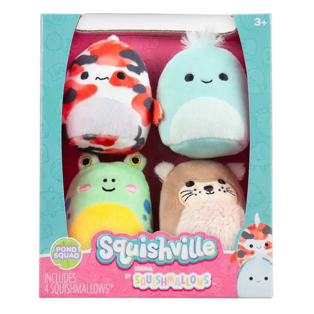 Squishville Mini Squishmallows Plüschfiguren 4er-Pack Pond Squad 5 cm termékfotó