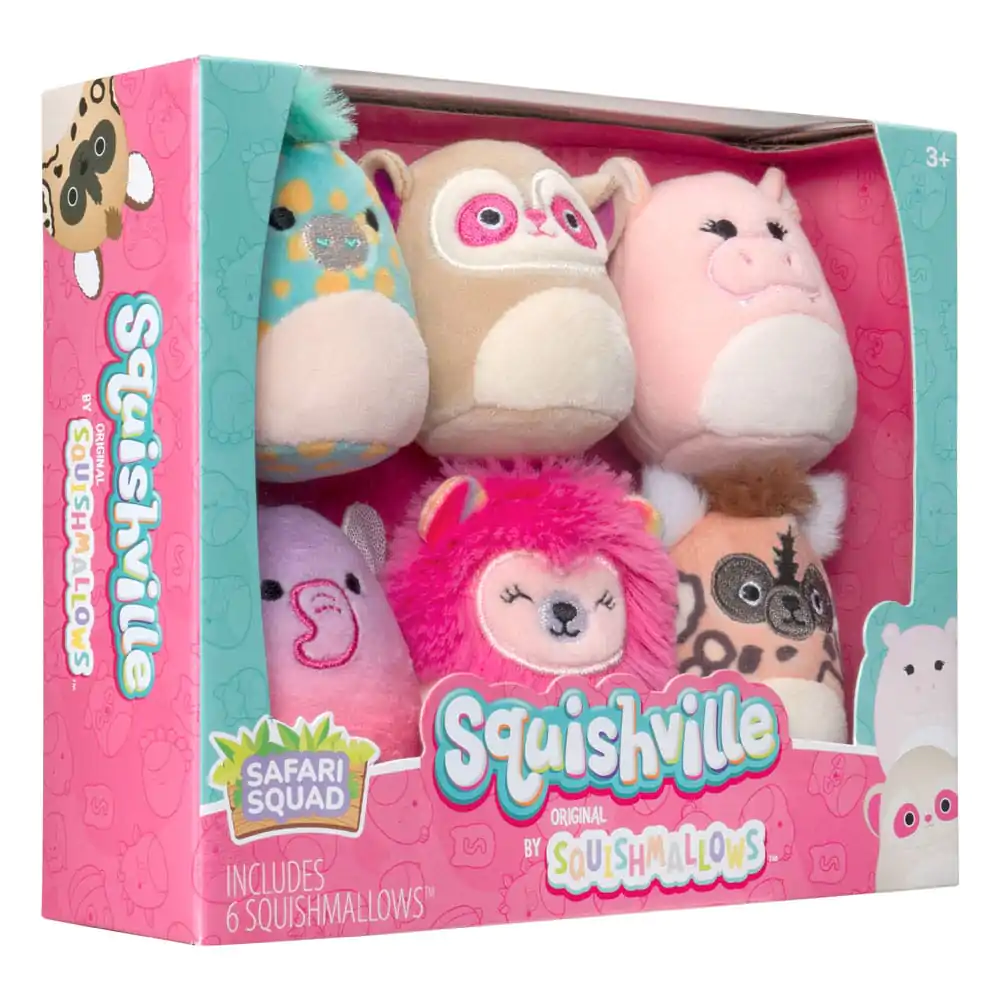 Squishville Mini Squishmallows Plüschfiguren 6er-Pack Safari Squad 5 cm termékfotó