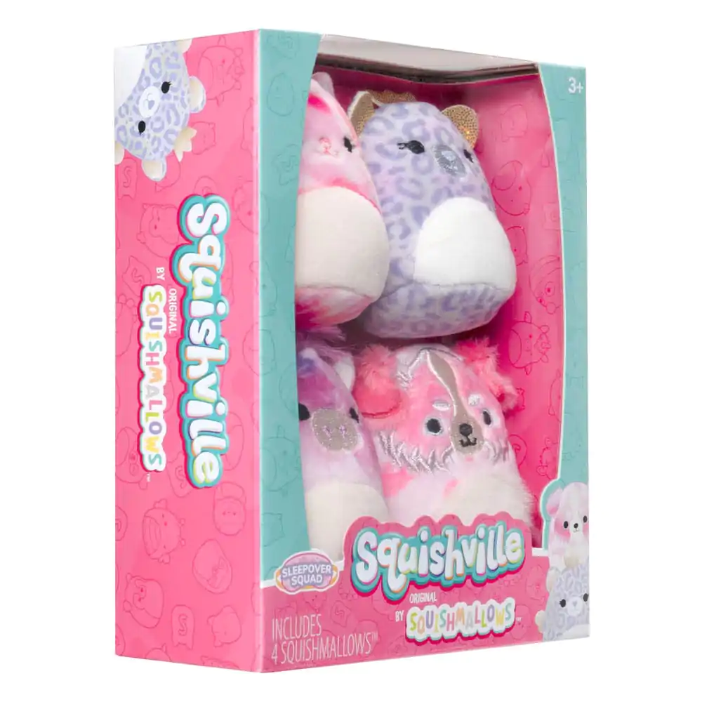 Squishville Mini Squishmallows Plüschfiguren 4er-Pack Sleepover Squad 5 cm termékfotó