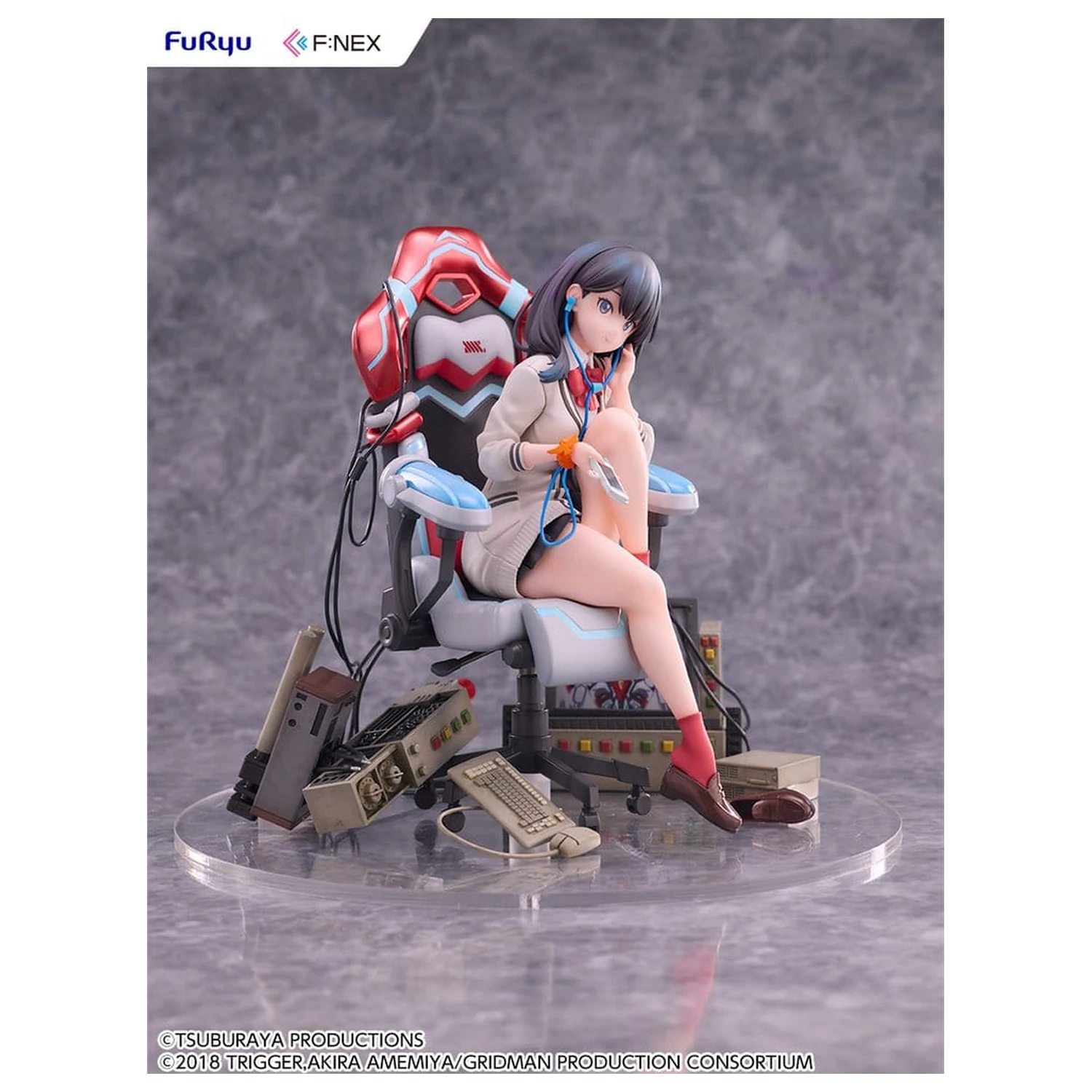 SSSS. Gridman Universe F:NEX PVC Statue Rikka Takarada Gaming Chair Ver. 19 cm Produktfoto