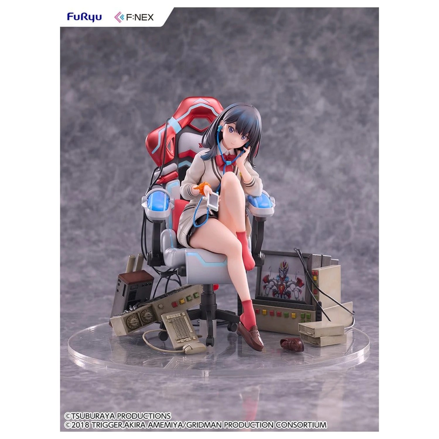 SSSS. Gridman Universe F:NEX PVC Statue Rikka Takarada Gaming Chair Ver. 19 cm Produktfoto
