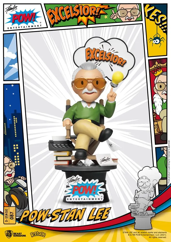 Stan Lee D-Stage PVC Diorama Stan Lee 16 cm Produktfoto