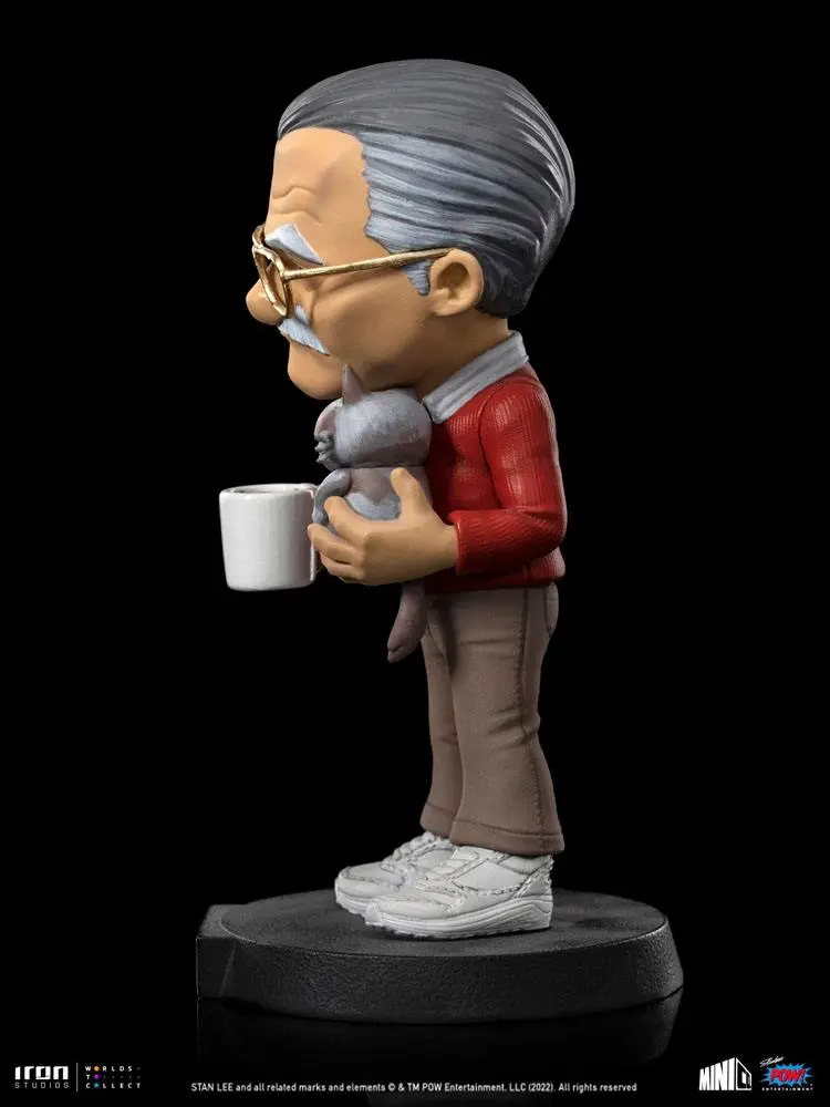 Stan Lee Mini Co. PVC Figur Stan Lee with Grumpy Cat 14 cm Produktfoto