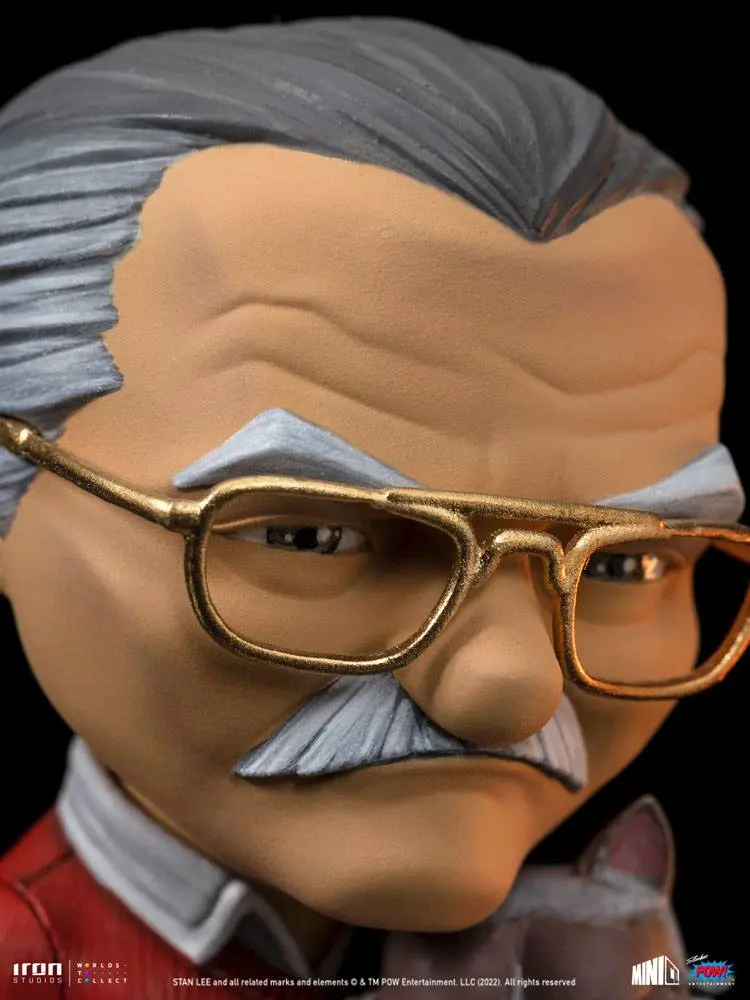 Stan Lee Mini Co. PVC Figur Stan Lee with Grumpy Cat 14 cm Produktfoto
