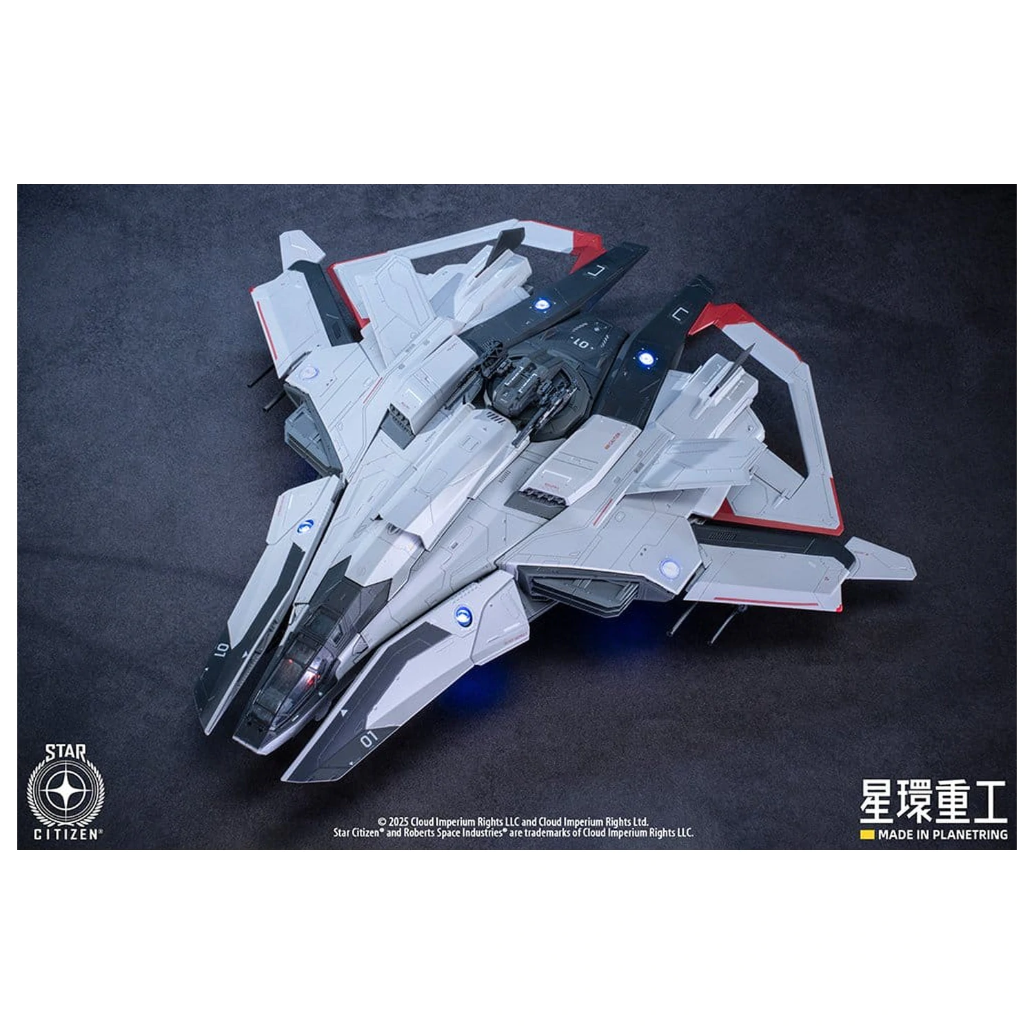 Star Citizen Plastik Modellbausatz 1/100 Anvil F8C Lightning 25 cm Produktfoto