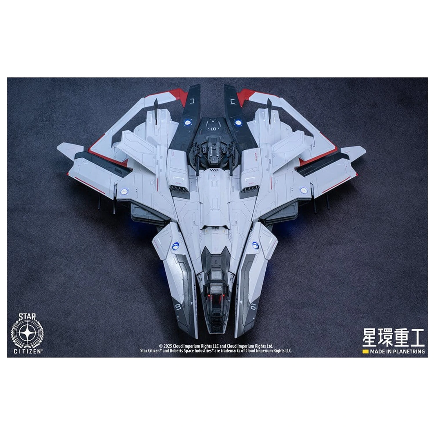 Star Citizen Plastik Modellbausatz 1/100 Anvil F8C Lightning 25 cm Produktfoto
