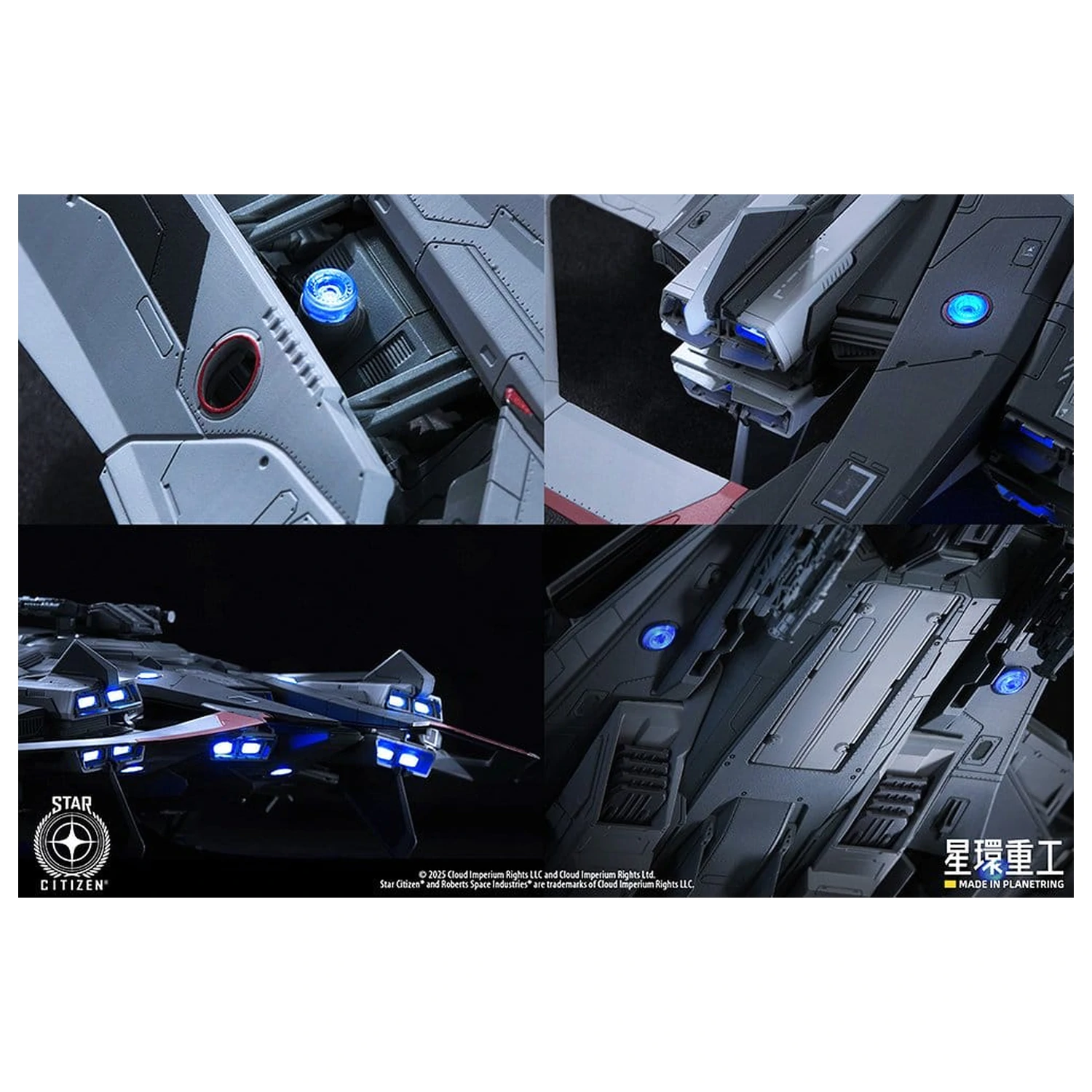 Star Citizen Plastik Modellbausatz 1/100 Anvil F8C Lightning 25 cm Produktfoto