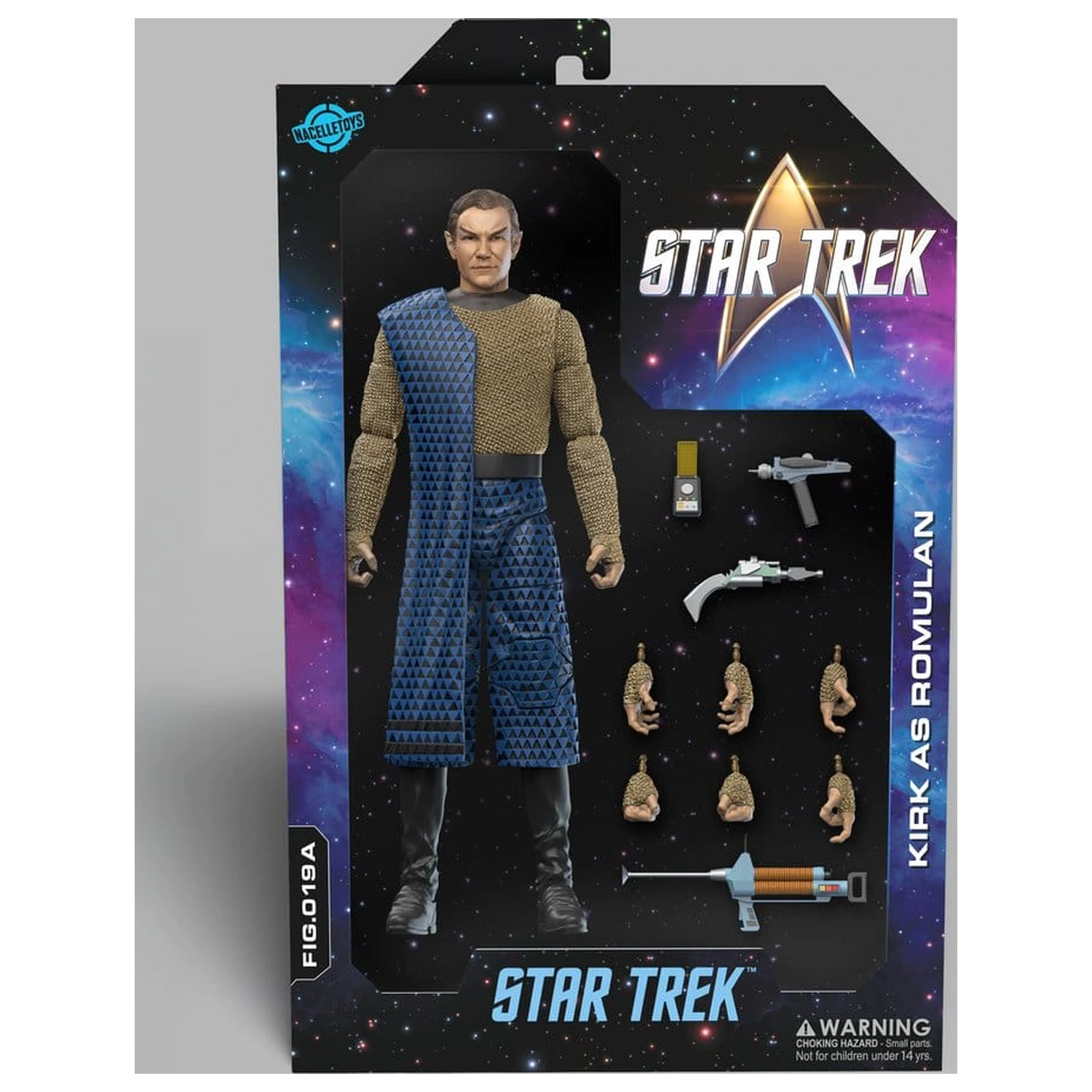 Star Trek 1/10 Actionfigur Kirk as Romulan (The Enterprise Incident) 16 cm Produktfoto