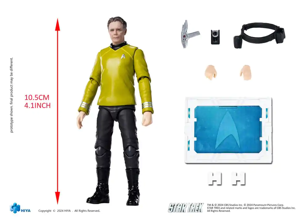 Star Trek 2009 Exquisite Mini Series Actionfigur 1/18 Pike 10 cm termékfotó