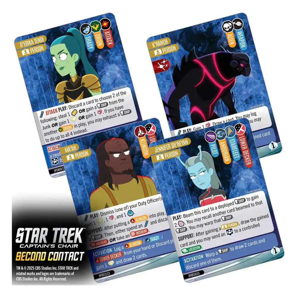 Star Trek: Captain's Chair Kartenspiel Second Contact *English Version* Produktfoto