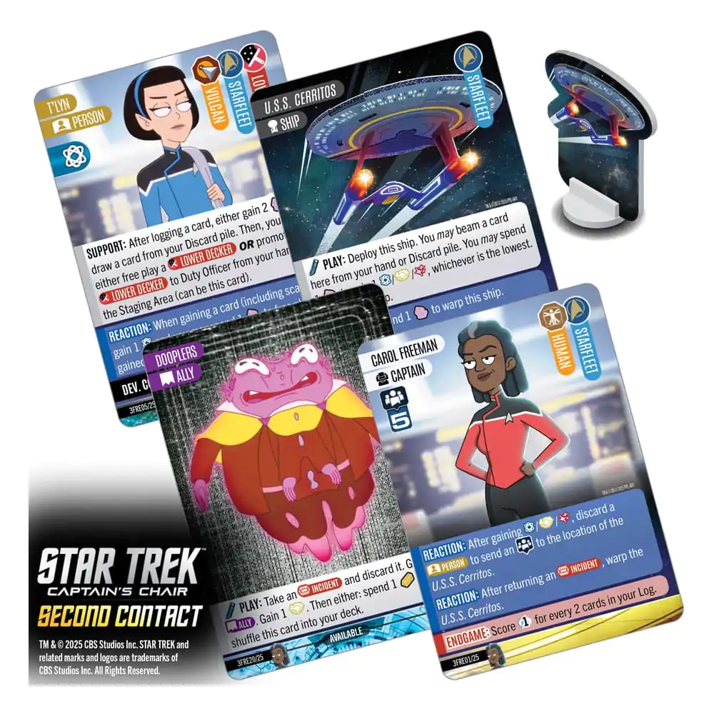 Star Trek: Captain's Chair Kartenspiel Second Contact *English Version* Produktfoto