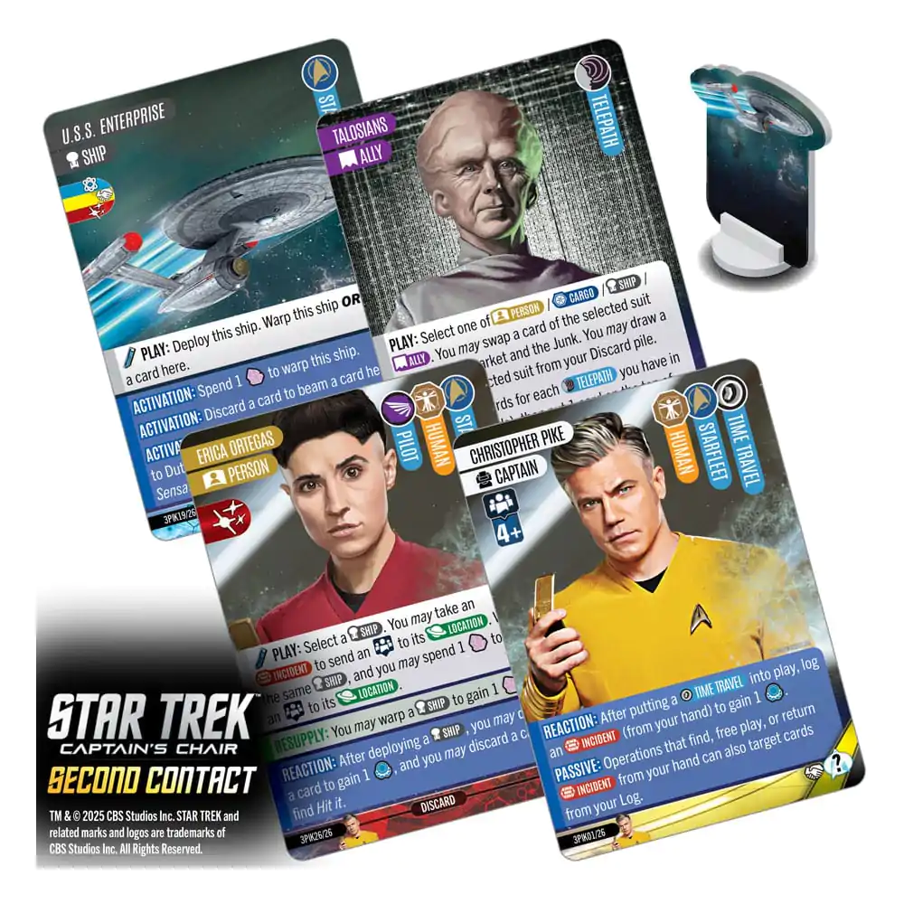 Star Trek: Captain's Chair Kartenspiel Second Contact *English Version* Produktfoto