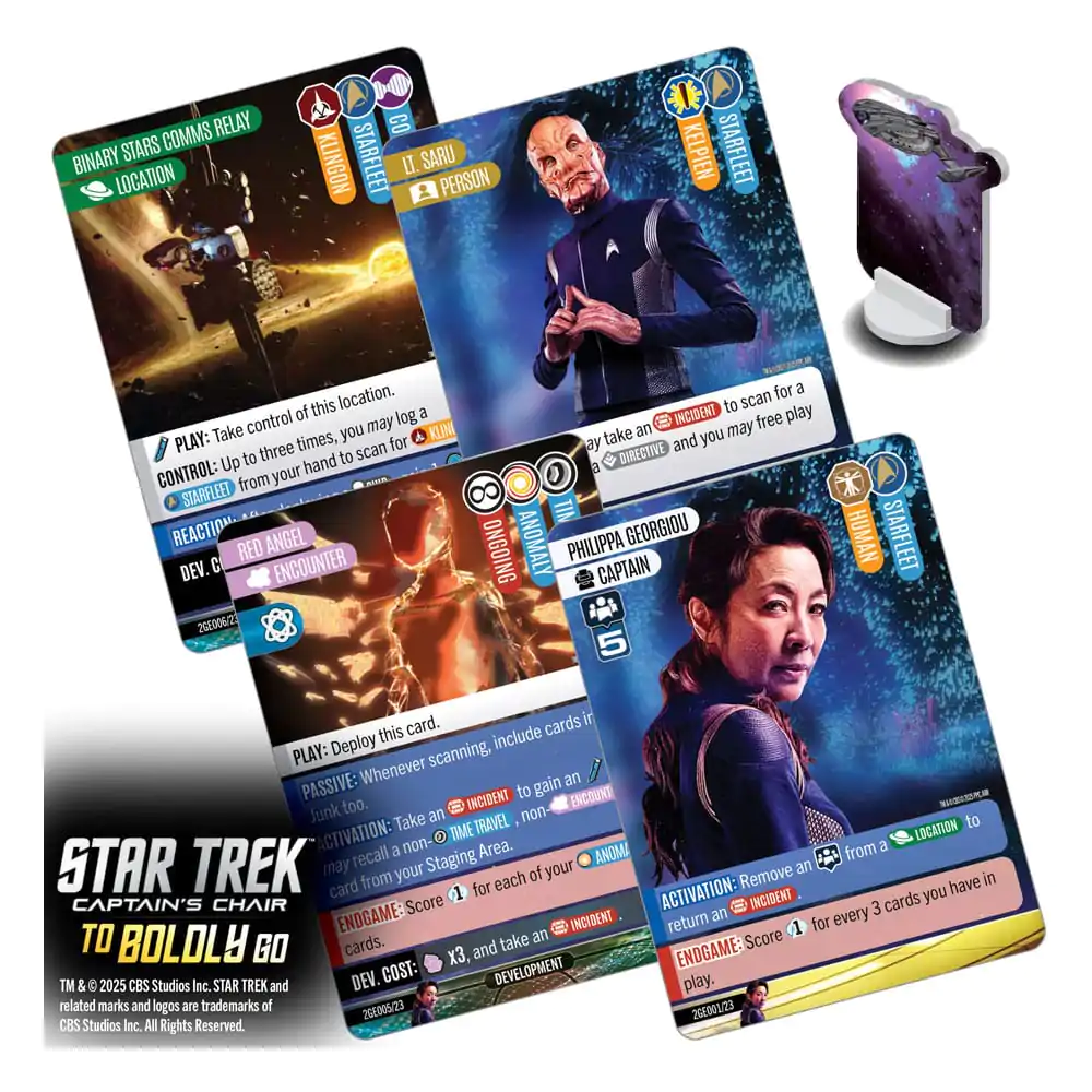 Star Trek: Captain's Chair Kartenspiel To Boldly Go *English Version* Produktfoto