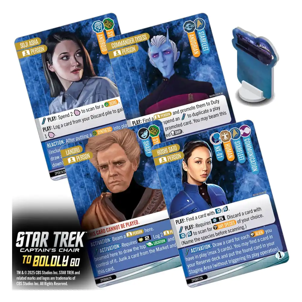 Star Trek: Captain's Chair Kartenspiel To Boldly Go *English Version* Produktfoto