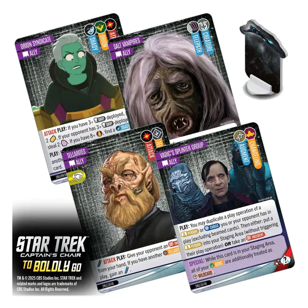 Star Trek: Captain's Chair Kartenspiel To Boldly Go *English Version* Produktfoto
