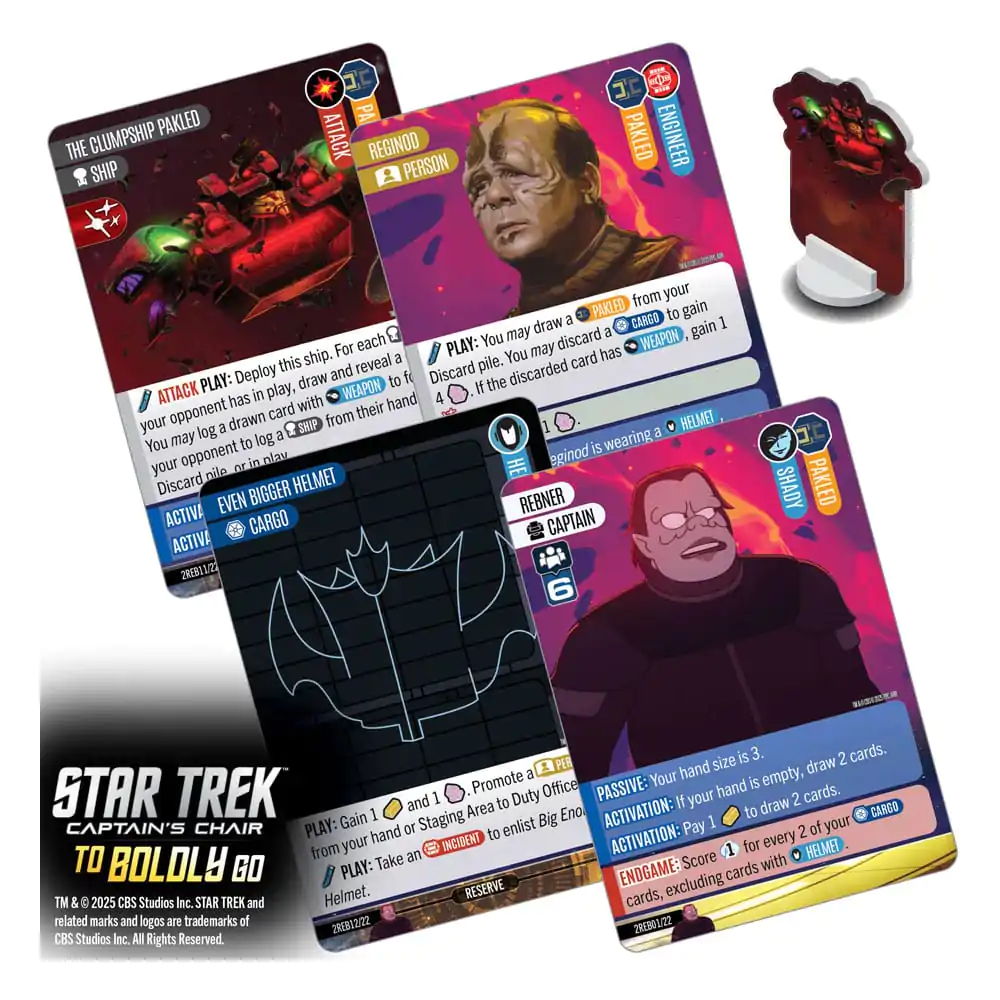 Star Trek: Captain's Chair Kartenspiel To Boldly Go *English Version* Produktfoto
