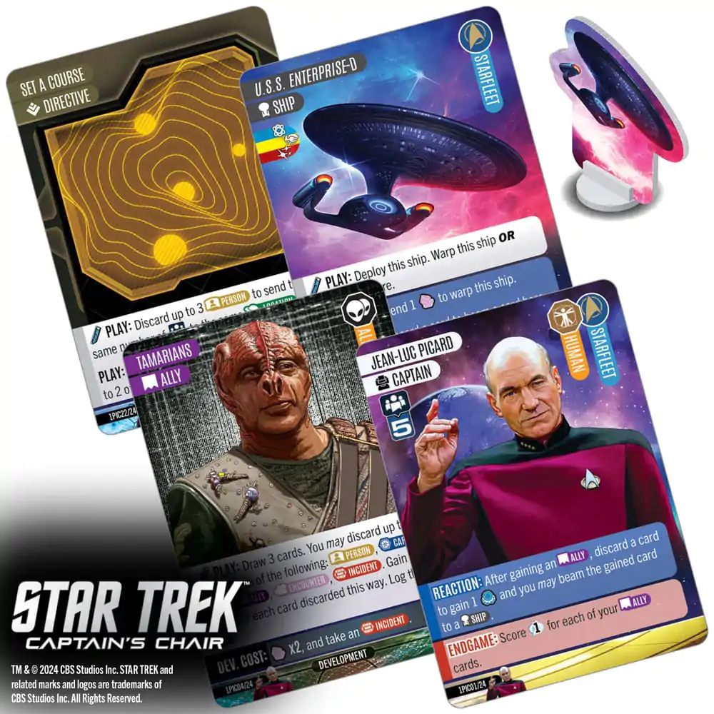 Star Trek: Captain's Chair Kartenspiel *Englische Version* termékfotó