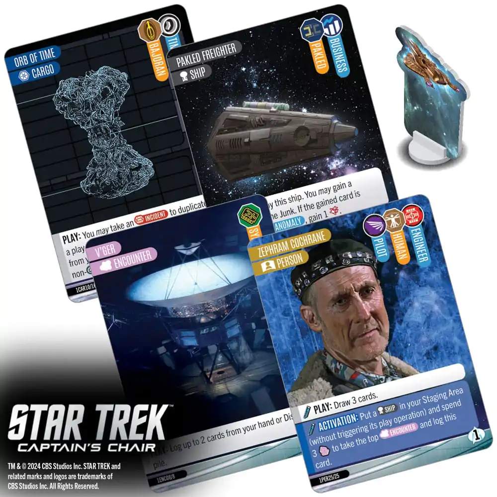 Star Trek: Captain's Chair Kartenspiel *Englische Version* termékfotó