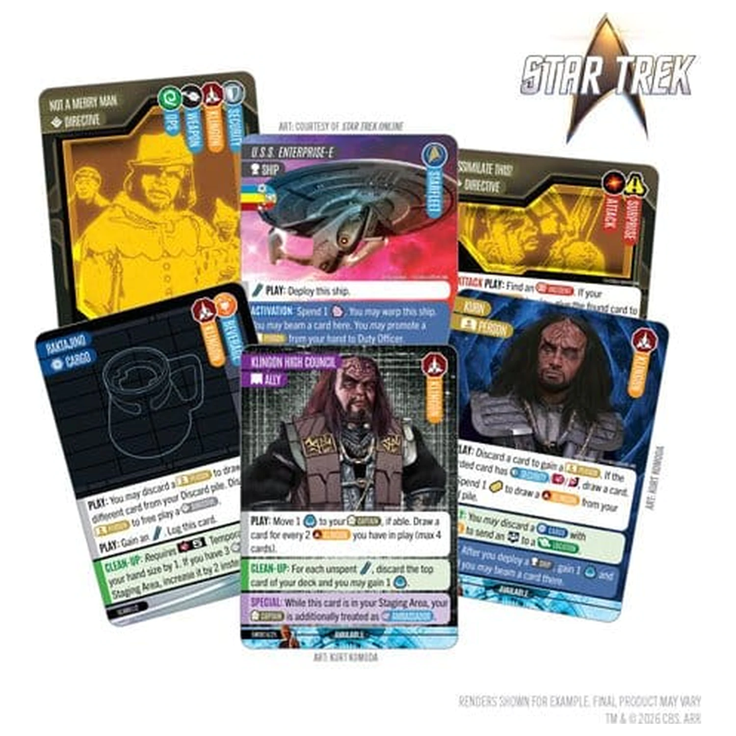 Star Trek: Captain's Chair Kartenspiel: Duty and Honor *Englische Version* Produktfoto