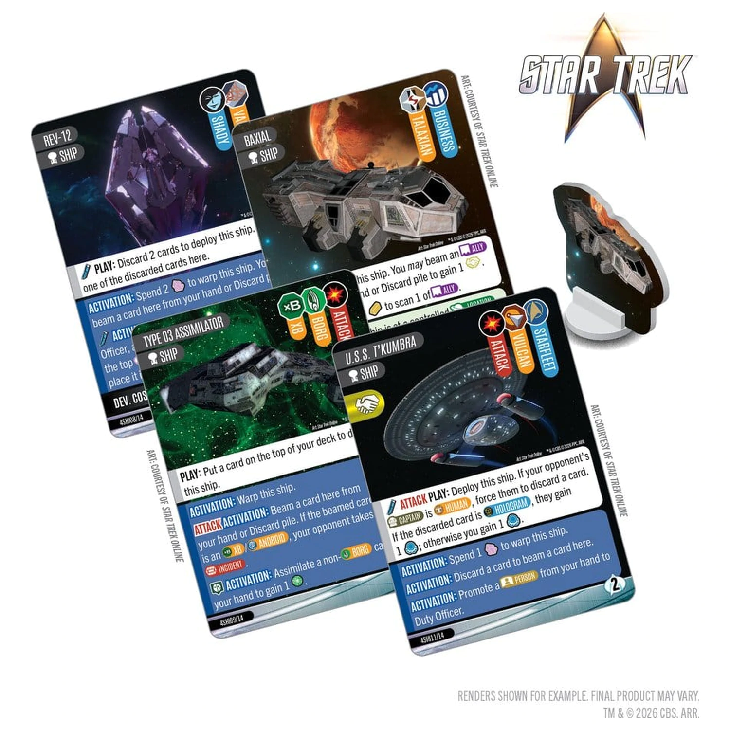 Star Trek: Captain's Chair Kartenspiel: Resistance is Futile *englische Version* Produktfoto