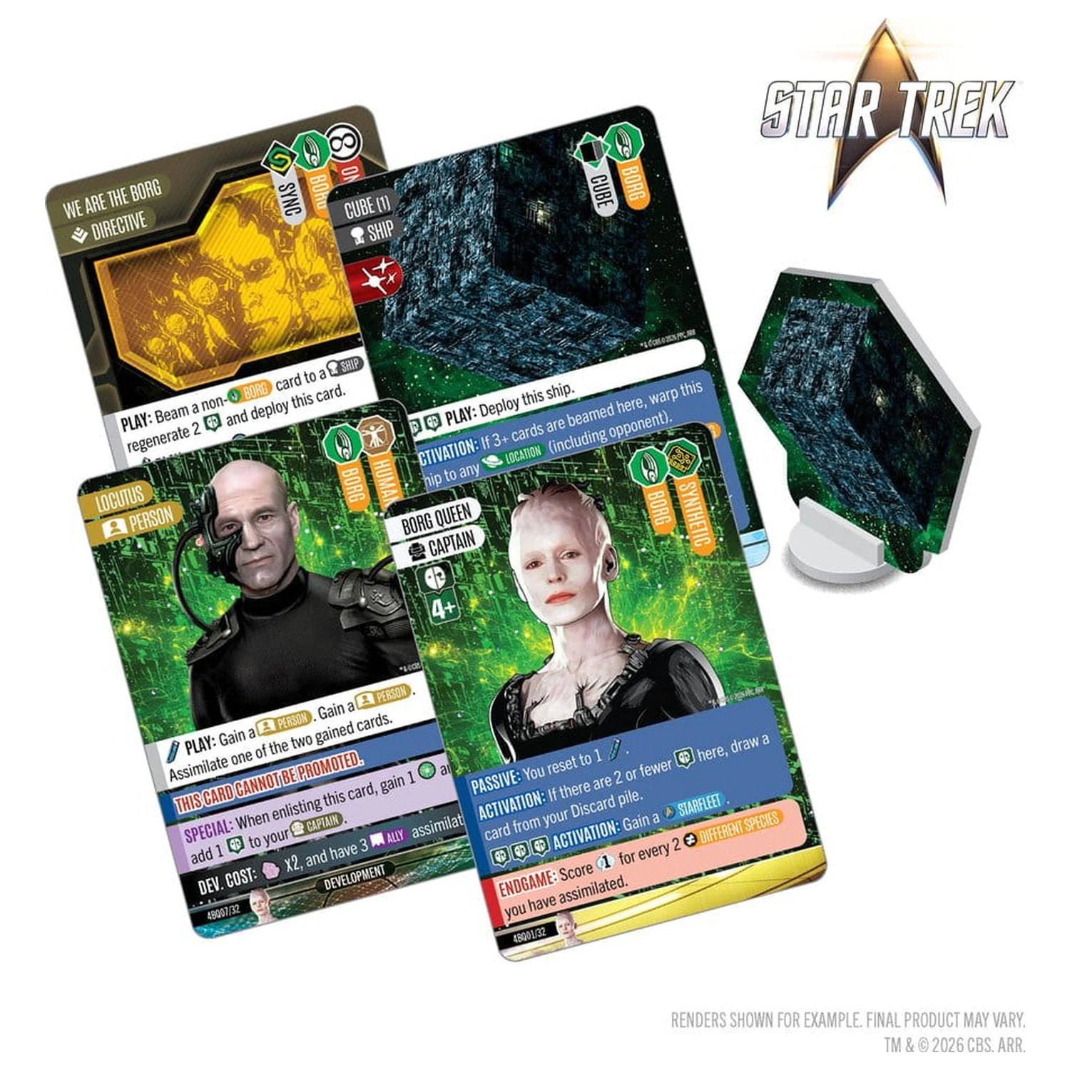 Star Trek: Captain's Chair Kartenspiel: Resistance is Futile *englische Version* Produktfoto