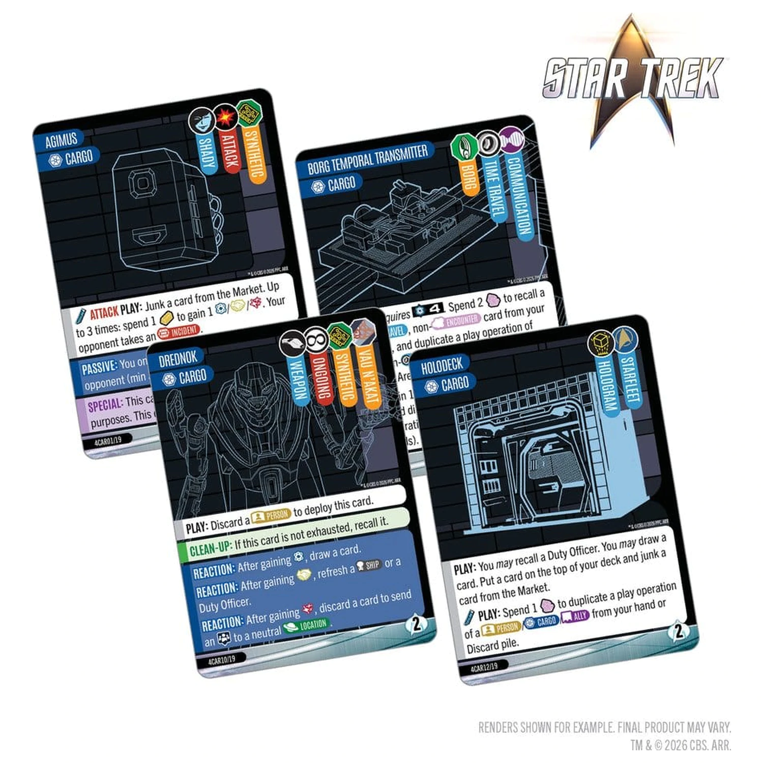 Star Trek: Captain's Chair Kartenspiel: Resistance is Futile *englische Version* Produktfoto