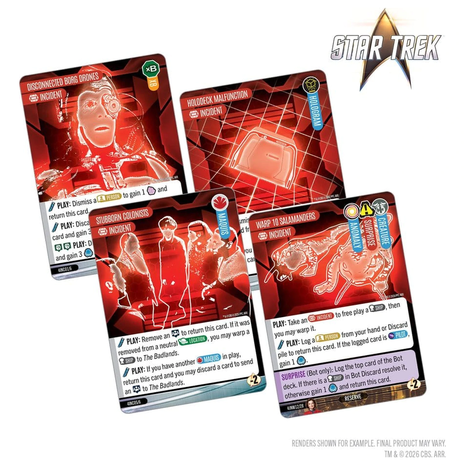 Star Trek: Captain's Chair Kartenspiel: Resistance is Futile *englische Version* Produktfoto