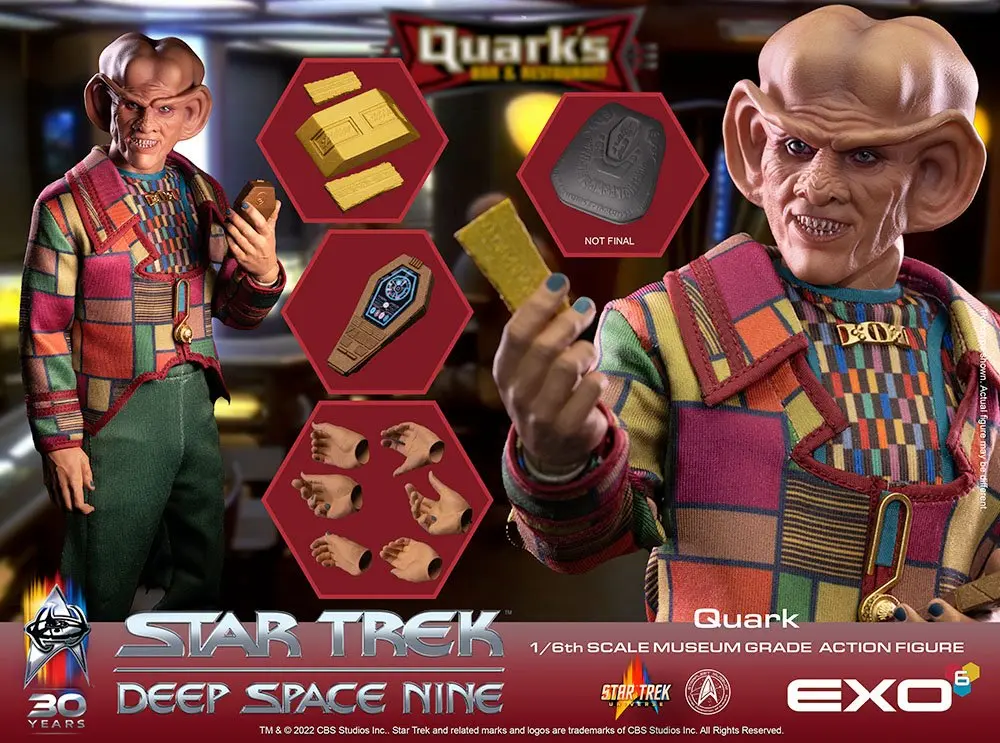 Star Trek: Deep Space Nine Actionfigur 1/6 Quark 28 cm termékfotó