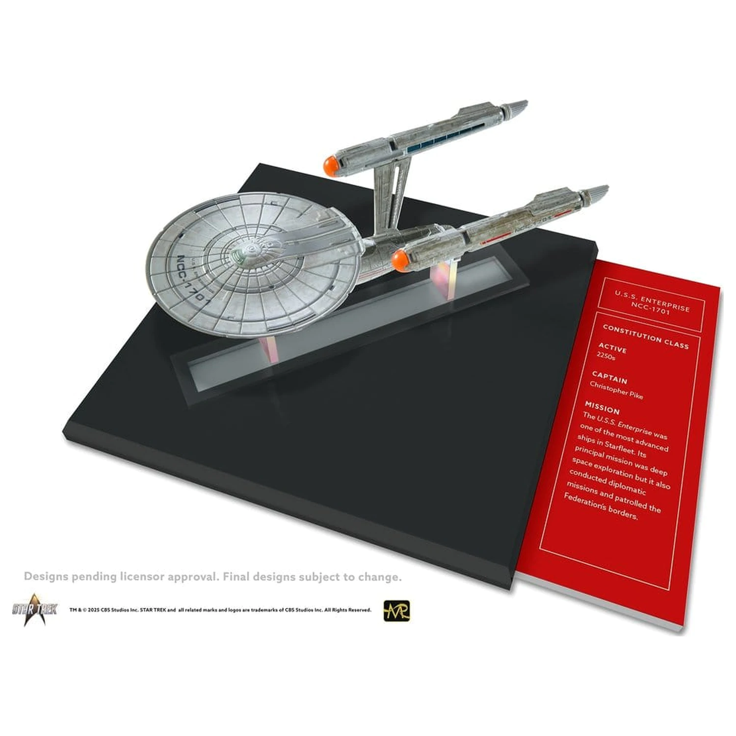 Star Trek Die-Cast Modell U.S.S. Enterprise NCC-1701 (Strange New Worlds) 10 cm Produktfoto