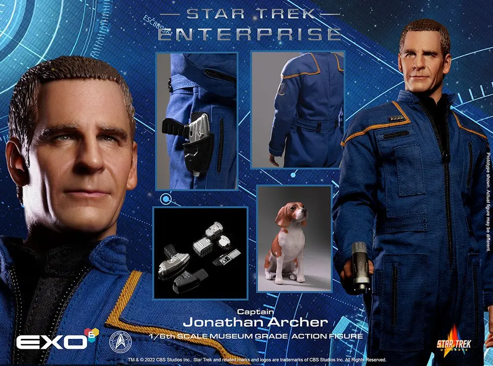 Star Trek: Enterprise Action Figur 1/6 Captain Jonathan Archer 31 cm termékfotó