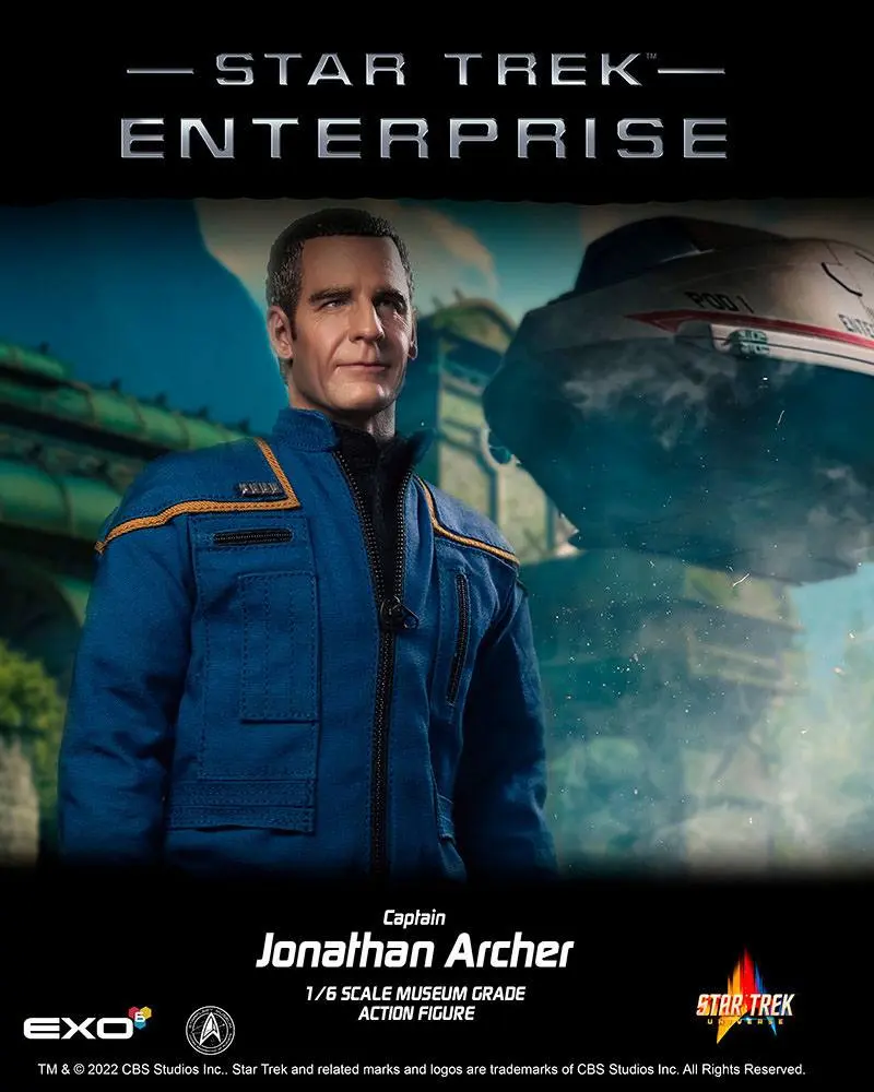 Star Trek: Enterprise Action Figur 1/6 Captain Jonathan Archer 31 cm termékfotó