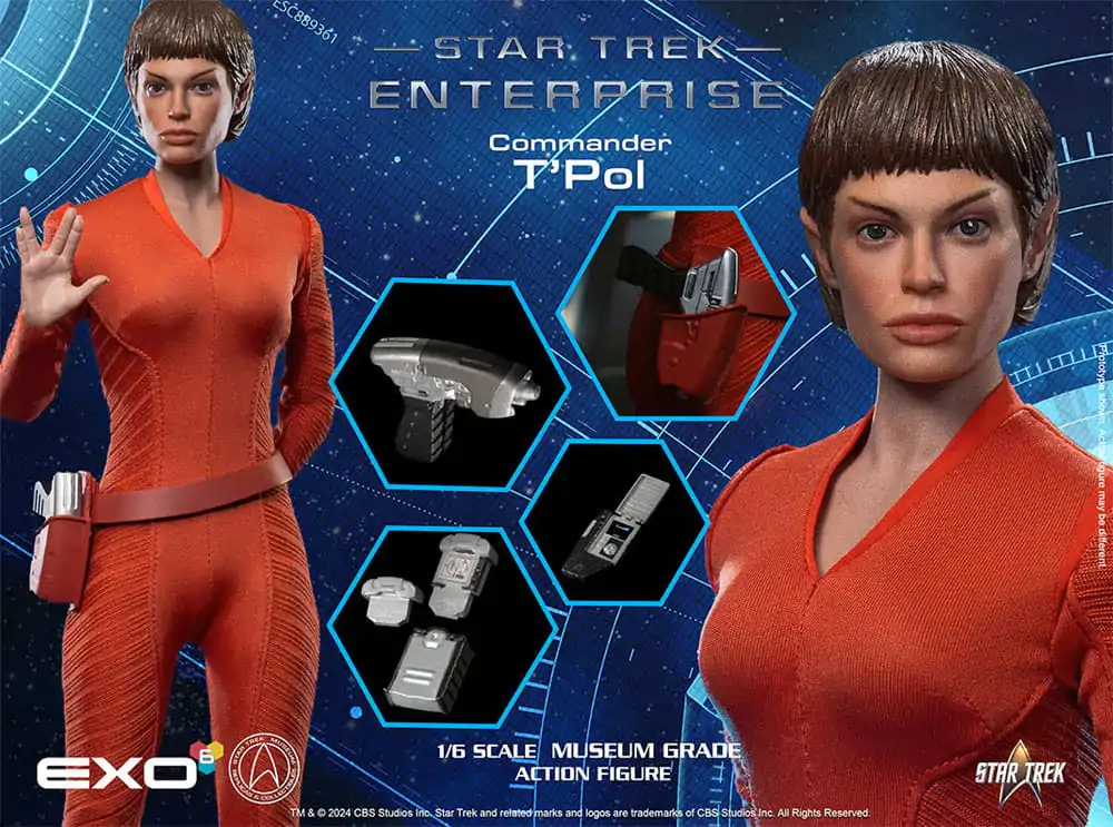 Star Trek: Enterprise Actionfigur 1/6 Commander T'Pol 28 cm termékfotó