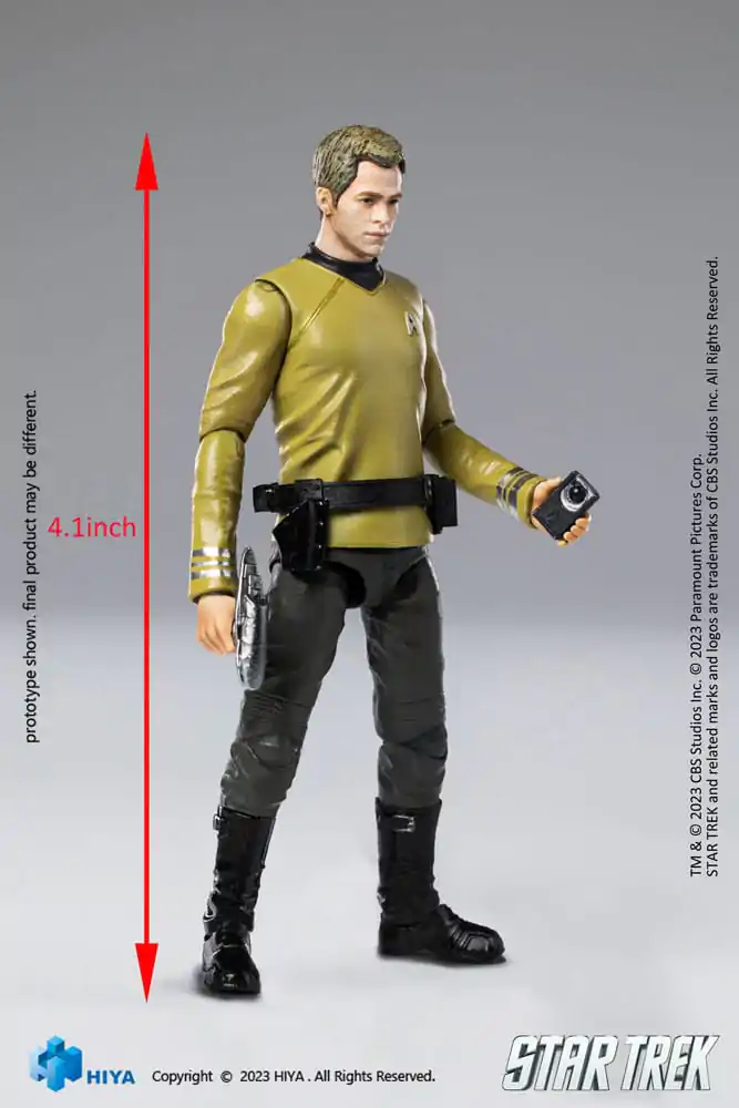 Star Trek Exquisite Mini Actionfigur 1/18 Star Trek 2009 Kirk 10 cm termékfotó