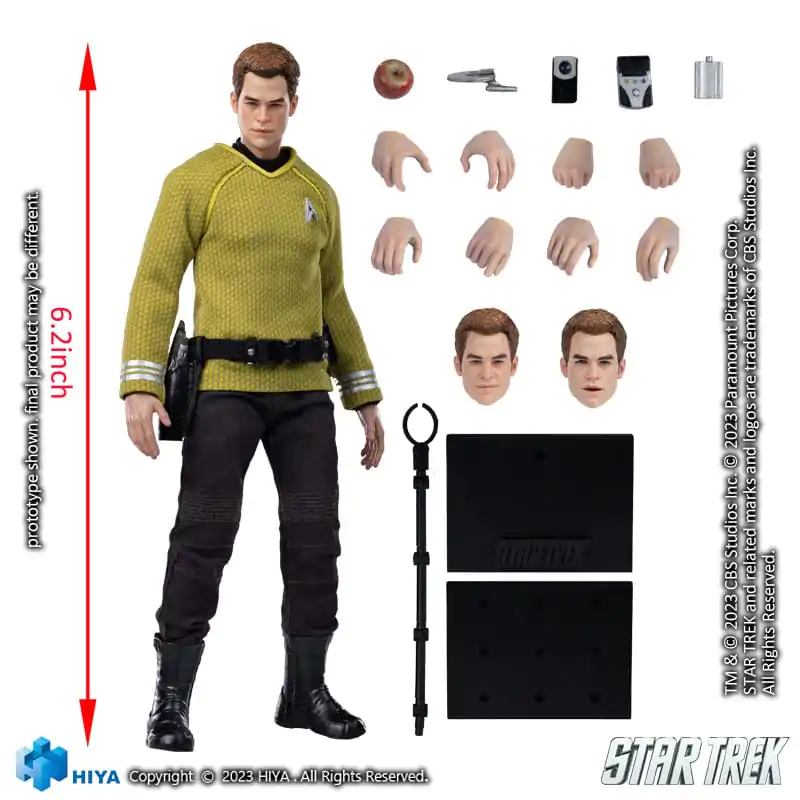 Star Trek Exquisite Super Series Actionfigur 1/12 Kirk 16 cm termékfotó