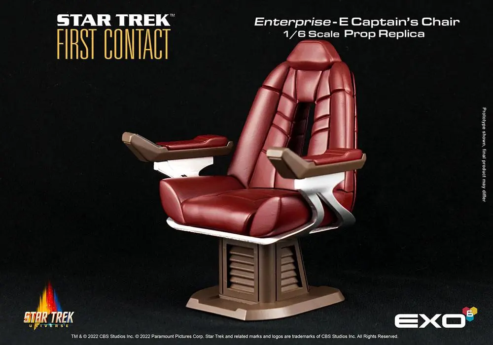 Star Trek: First Contact Replik 1/6 Enterprise-E Captain's Chair 15 cm termékfotó