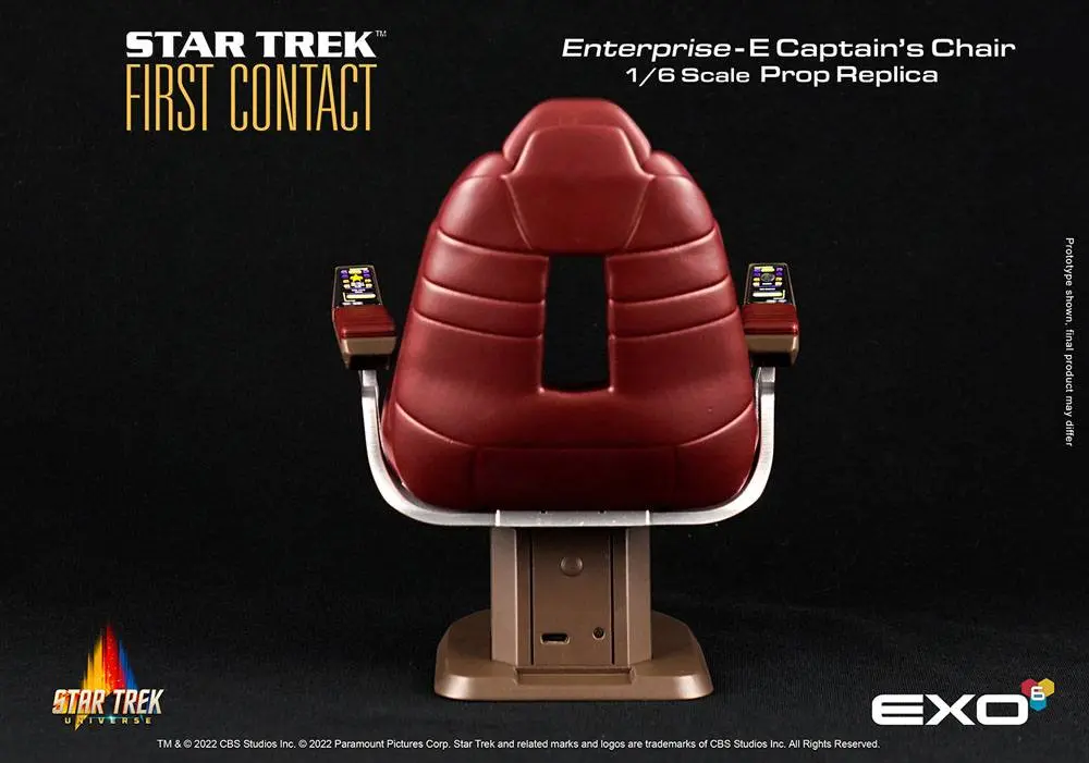 Star Trek: First Contact Replik 1/6 Enterprise-E Captain's Chair 15 cm termékfotó