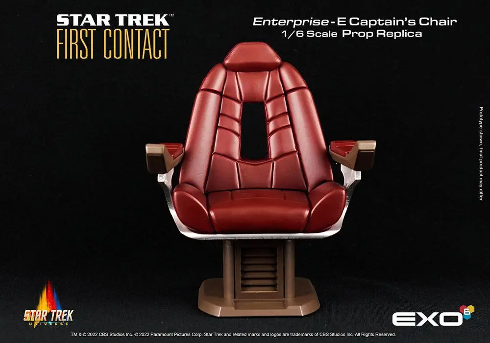 Star Trek: First Contact Replik 1/6 Enterprise-E Captain's Chair 15 cm termékfotó