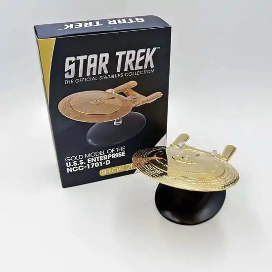 Star Trek: First Contact Diecast Mini Repliken SP 18K Gold USS Enterprise NCC-1701-D termékfotó