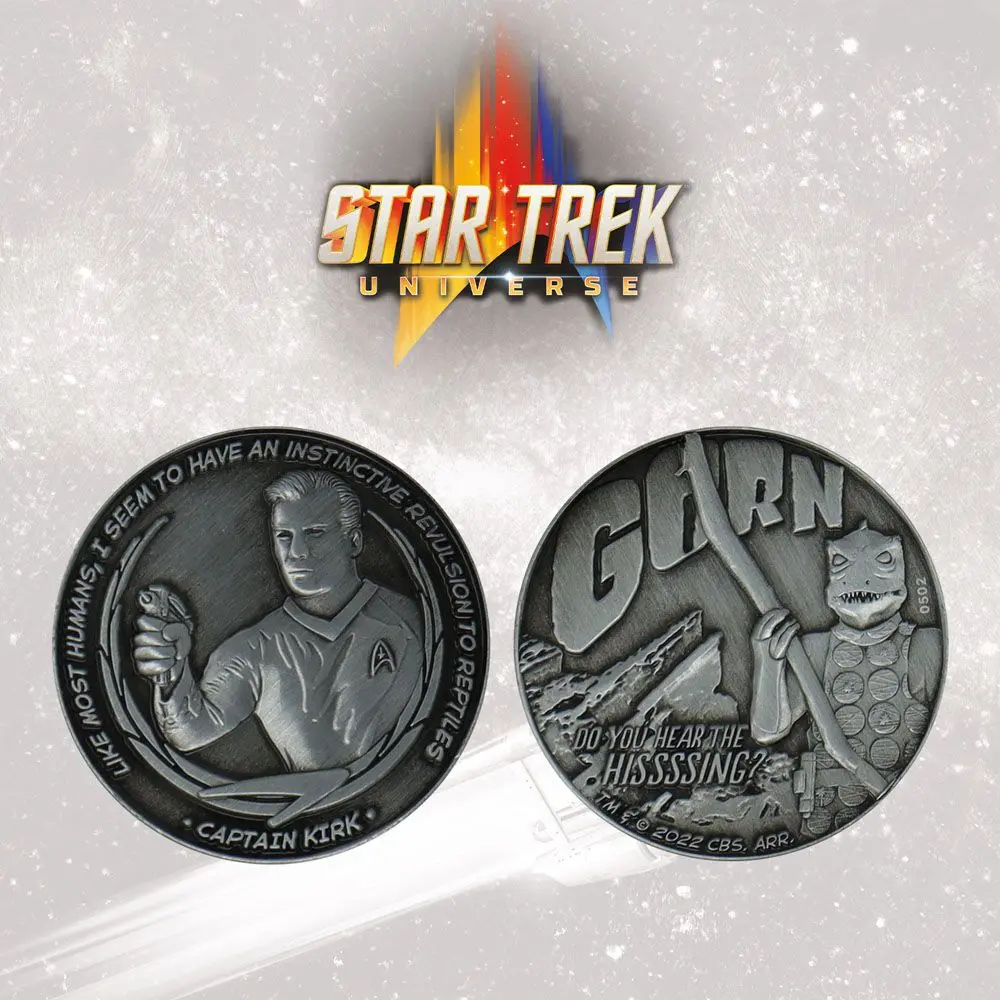 Star Trek Sammelmünze Captain Kirk and Gorn Limited Edition Produktfoto