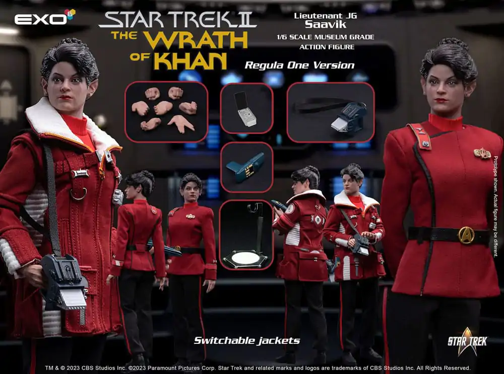 Star Trek II: Der Zorn des Khan Actionfigur 1/6 Lt. Saavik (Regula One Version) 28 cm Produktfoto