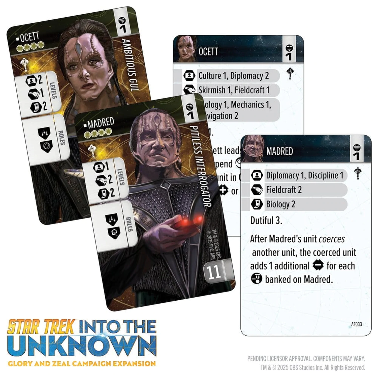 Star Trek: Into the Unknown Miniaturen Spiel Erweiterung Glory and Zeal *English Version* Produktfoto